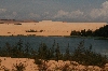 Der Ban Ba-See mit den Dnen im Hintergrund